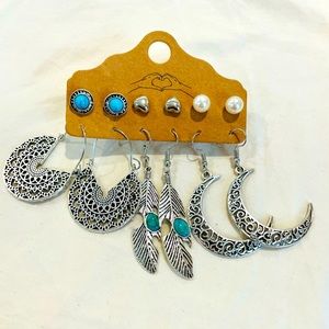 Gorgeous earrings 6 sets